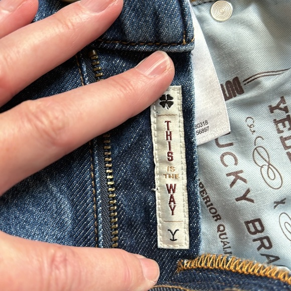 Lucky Brand Limited Edition Yellowstone Embroidered Jeans, 8/29R, New No Tag! 🤠 - Picture 10 of 12